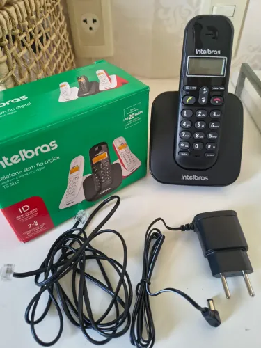 Telefone sem fio digital Intelbras  até 7 ramais