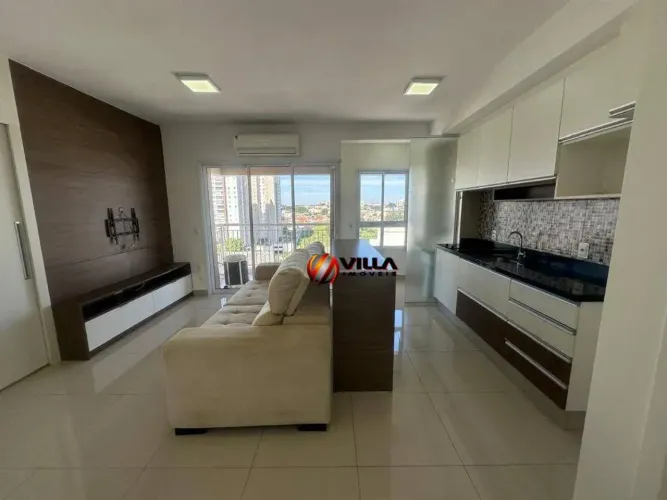 Apartamento com 1 dormitório para alugar, 48 m² por R$ 3.384,00/mês - Santo Antônio - Amer