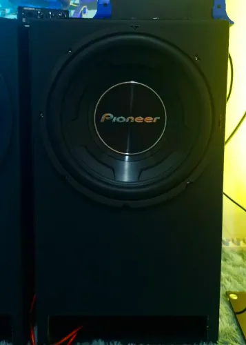 SUBWOOFER PIONEER CARA PRETA - 12", 600W RMS, MOD. 3090BR 
