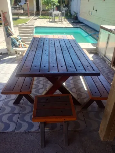 Mesa para área gourmet