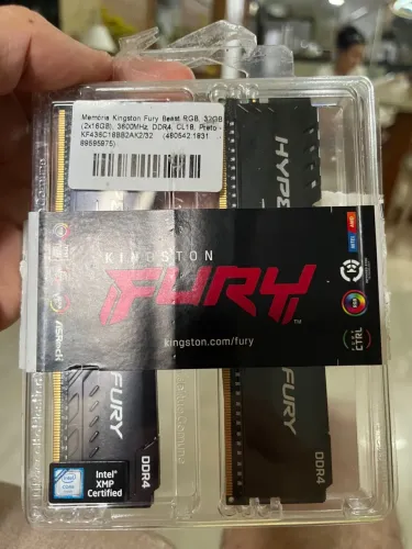Memória Ram Para Pc Ddr4 32gb 3200mhz Cl16 (2x 16gb)