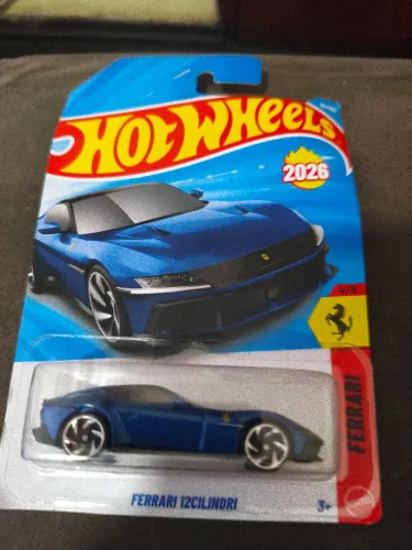 Hot Wheels Ferrari 12C azul