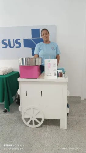 Pipoca doce colorida a pronta entrega 
