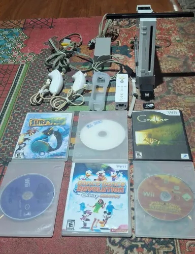 Nintendo WII + desbloqueado total midia fisica e digital + Central de Jogos + cartão 256GB
