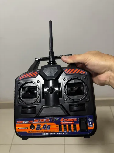 Rádio Hobbyking 2.4ghz 4ch Canais Hk-t4a V2 Aeromodelo