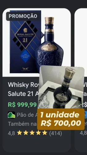 Royal Salut 21 Anos Original Lacrado