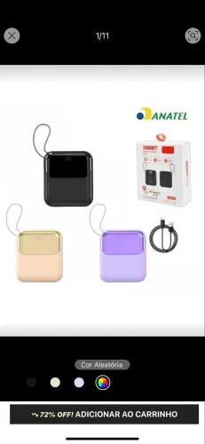 Carregador portátil