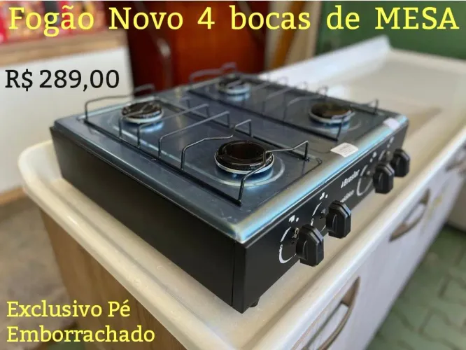 Fogão de Bancada 4 Queimadores 