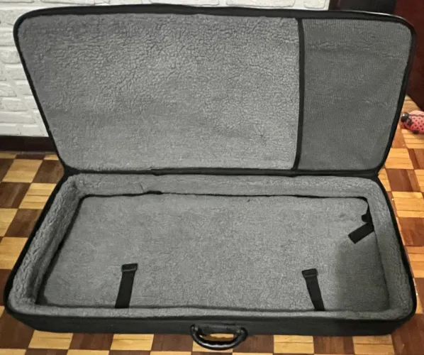 Case sólid Sound para teclado musical de 61 teclas zerado super reforçado