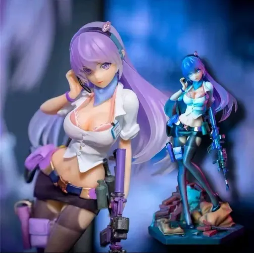 Boneca estatueta FrogLady ou Froglady-Aegir em Pvc