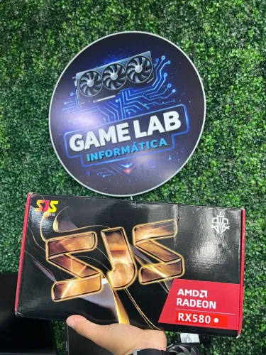 RX 580 8GB SIS - ACOMPANHA CAIXA! 