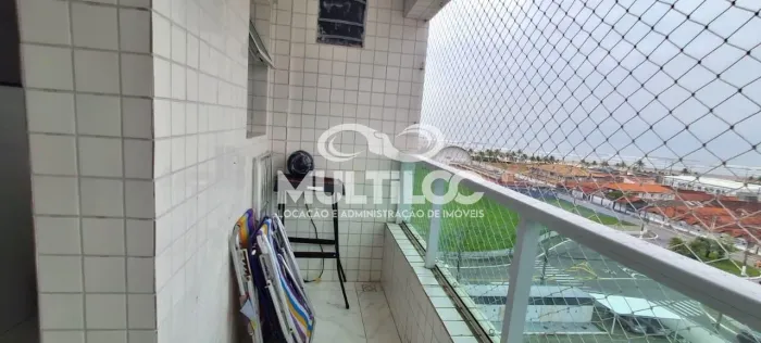 Aluguel: Apartamento Mobiliado 2 Quartos (1 Suíte) com Vista Mar Praia Grande, Mirim