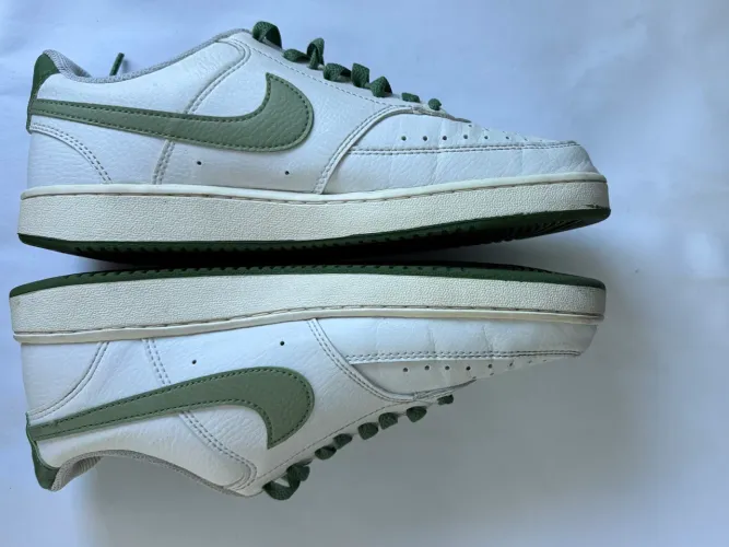     Nike Court Vision Low Original Branco Verde Tam 39 - Conservado e com Caixa