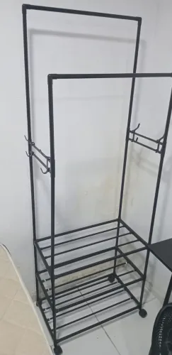 Organizador, cabideiro e sapateira
