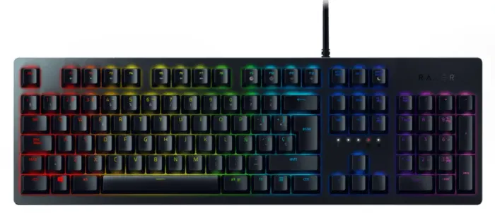 NEWSKILL Serike V2 TKL Teclado mecânico tenkeyless RGB com interruptores lineares Hot-Swap