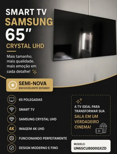 Tv smart Samsung 65