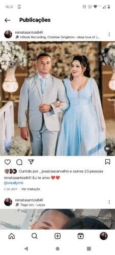 Vestido de madrinha azul Tiffany usado apenas uma vez