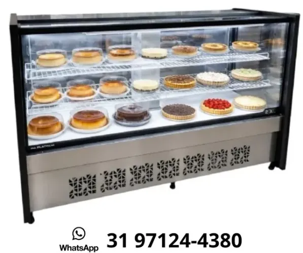 Balcão de Tortas 1,75 metros Ar Forçado Polar