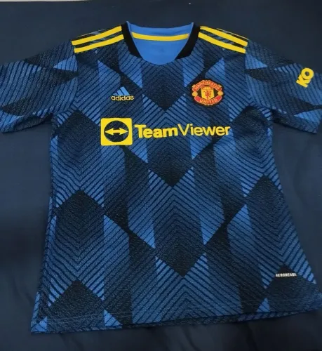 Camisa Manchester United III 21/22 Azul - Adidas - Torcedor