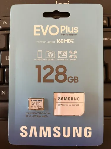 Cartão de memória Samsung Evo Plus 128GB