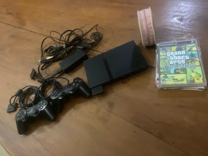 PLAYSTATION 2 COMPLETO + JOGOS 