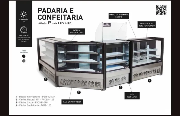 Balcão natural, quente ou frio