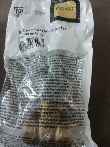 Registro de gaveta Deca