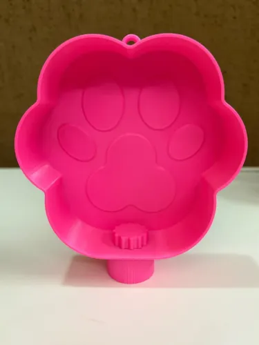 Bebedouro Portátil Rosa para Cachorros Viagem Tigela Pets Cães