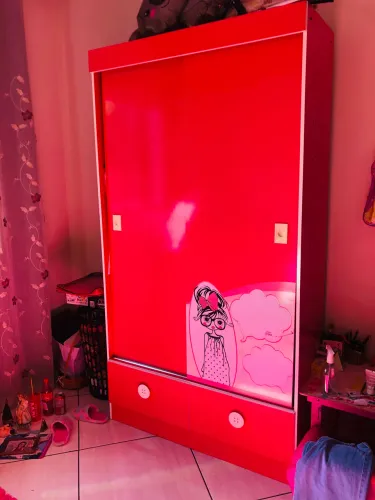 Jogo de quarto rosa infantil menina 