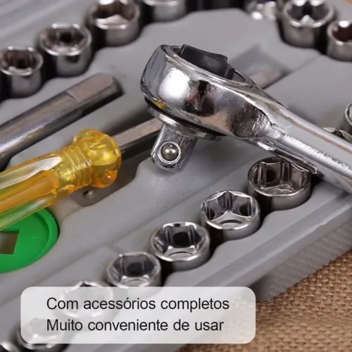 Conjunto de ferramentas com 40 peças