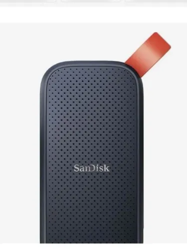 ssd externo portátil sandisk, 1tb, leitura: 800mb/s excelente