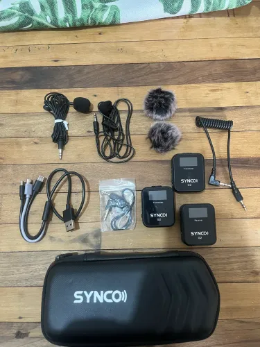 Synco G2 (2TX + 1RX) Microfone Sem Fio