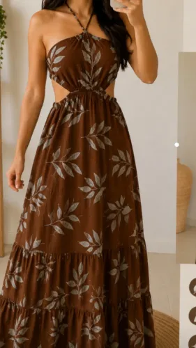 Vendo vestido moderno estiloso