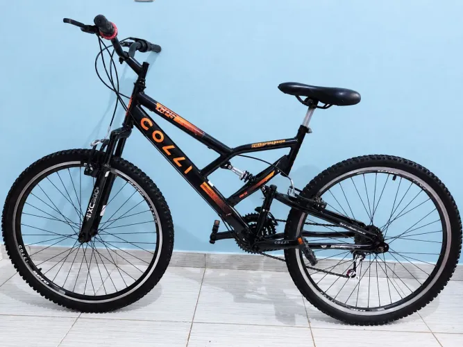 Bicicleta Aro 26, dupla suspensão (Entrego)
