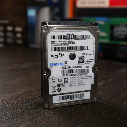 HD Notebook Samsung 500GB - Testado e Funcionando Perfeitamente