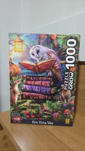 Quebra-Cabeça Grow 1000 Peças Coruja Lindo E Desafiador