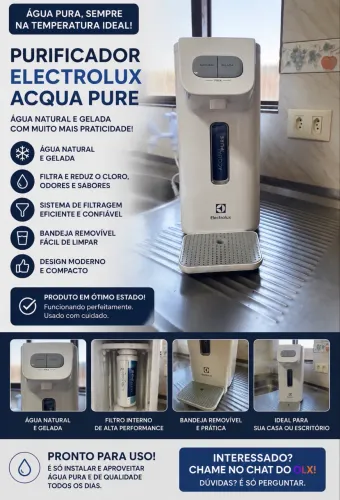 Purificador de água Eletrolux 127V