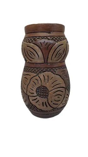 Vaso Jarro Indígena do Pará Antigo Vintage Cerâmica Marajoara (Usado)