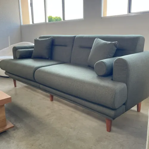 SOFÁ LIVING 2.20m LINHO VERDE MUSGO
