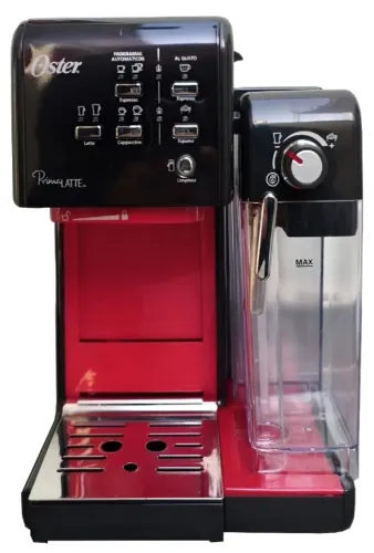Cafeteira Oster Primalatte Automática Expresso 220v Vermelha