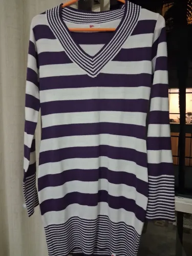 Camisa de Frio listrada Tamanho M em excelente estado!!!