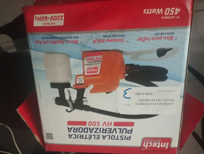 Vendo um uma pistola eletrônica pulverizadora HV 500 potência 450 Watts