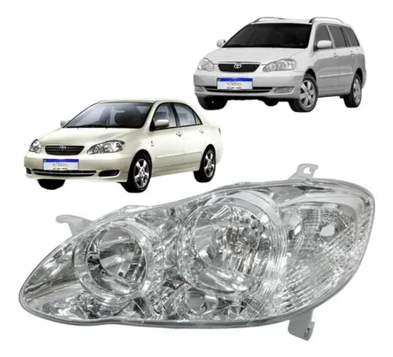 Farol Toyota Corolla Fielder 2003 2004 2005 2006 A 2008 Le Esquerdo/motorista