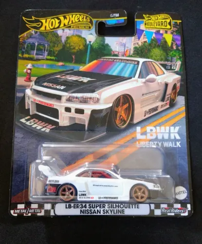 Hot Wheels Premium Boulevard - LB-ER34 Super Silhouette Nissan Skyline