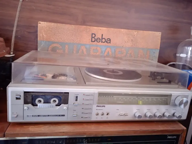 Rádio toca fitas toca disco Philips