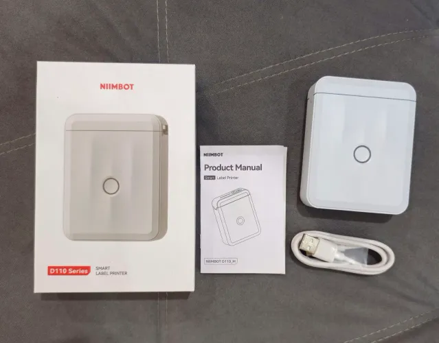 Niimbot D110 Impressora De Etiqueta Térmica Portátil Sem Fio Bluetooth