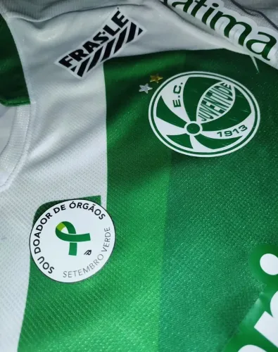 CAMISA JUVENTUDE JOGO ÚNICO, PEÇA RARA ANO 2021 BRASILEIRÃO SERIE A