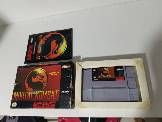 Cartucho Mortal Kombat Super Nintendo