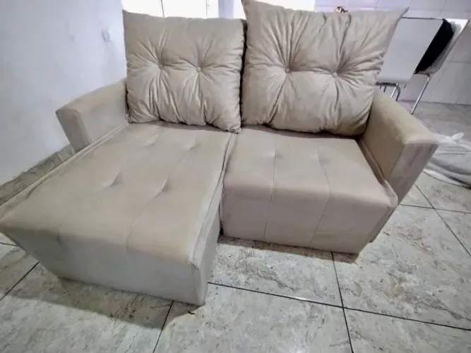 Oferta Imperdível! Sofá Retrátil 1.40m Novo, Pague na Entrega