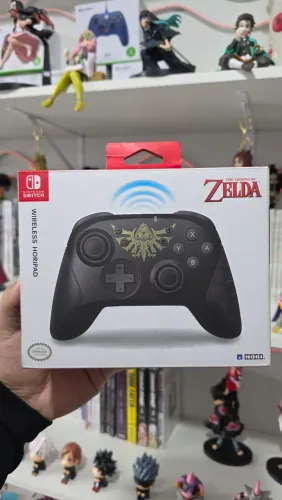 Controle Sem Fio HORI Horipad, Bluetooth, Nintendo Switch, Bateria Recarregável USB Tipo C